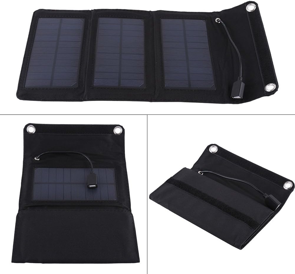 Premium Solarkraaftwierk vill Paneele - ausklappbar mat USB Output