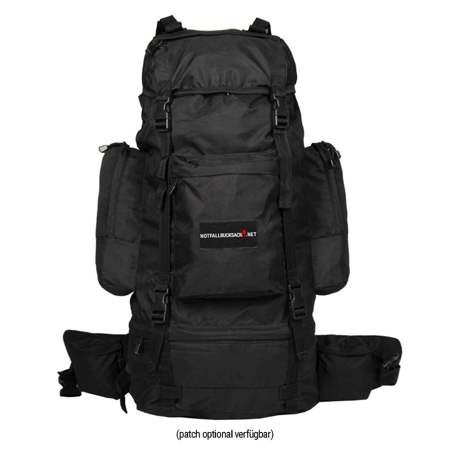 Emergency Rucksak Premium - Komplett Survival Kit mat Solar Radio