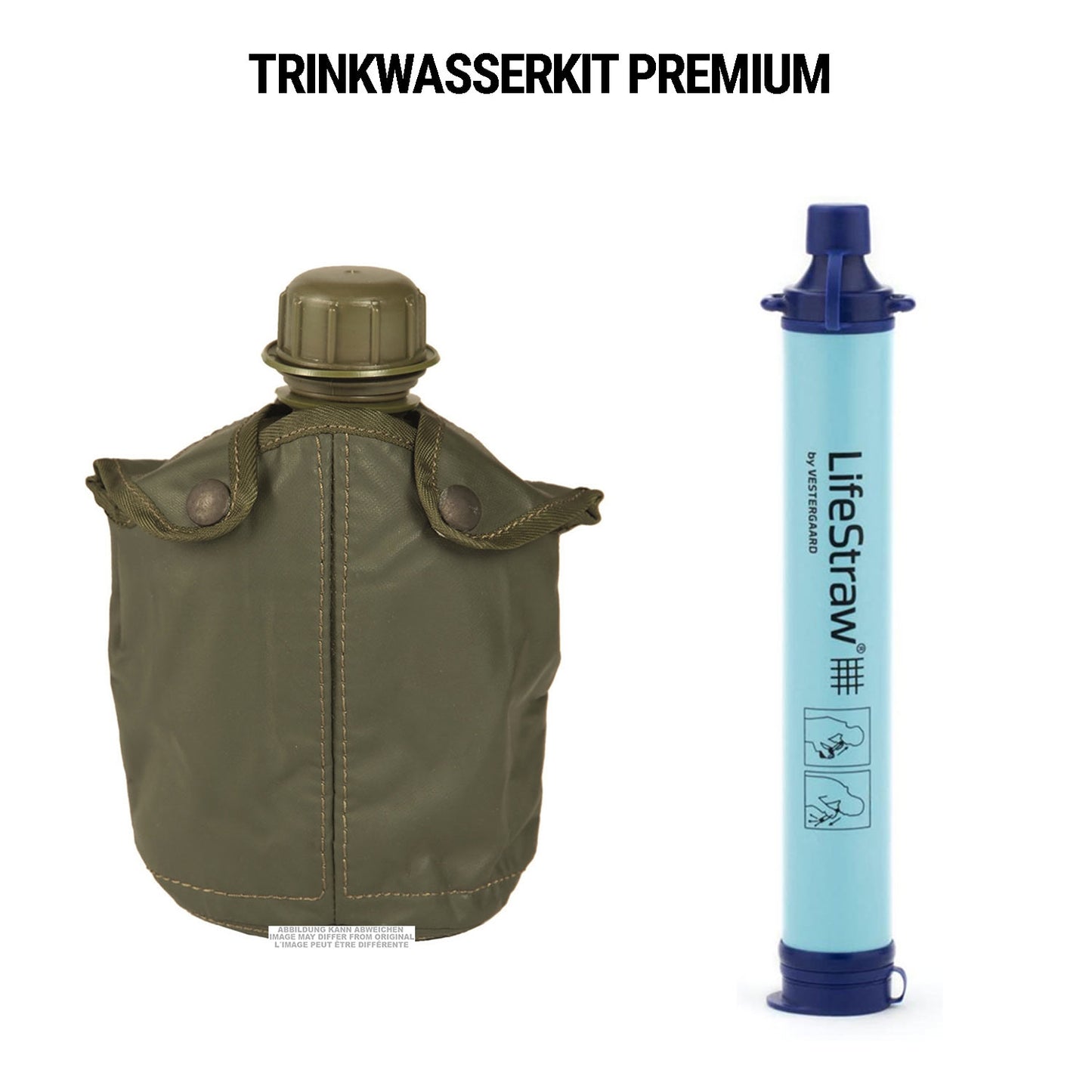 Emergency Rucksak Premium - Komplett Survival Kit mat Solar Radio