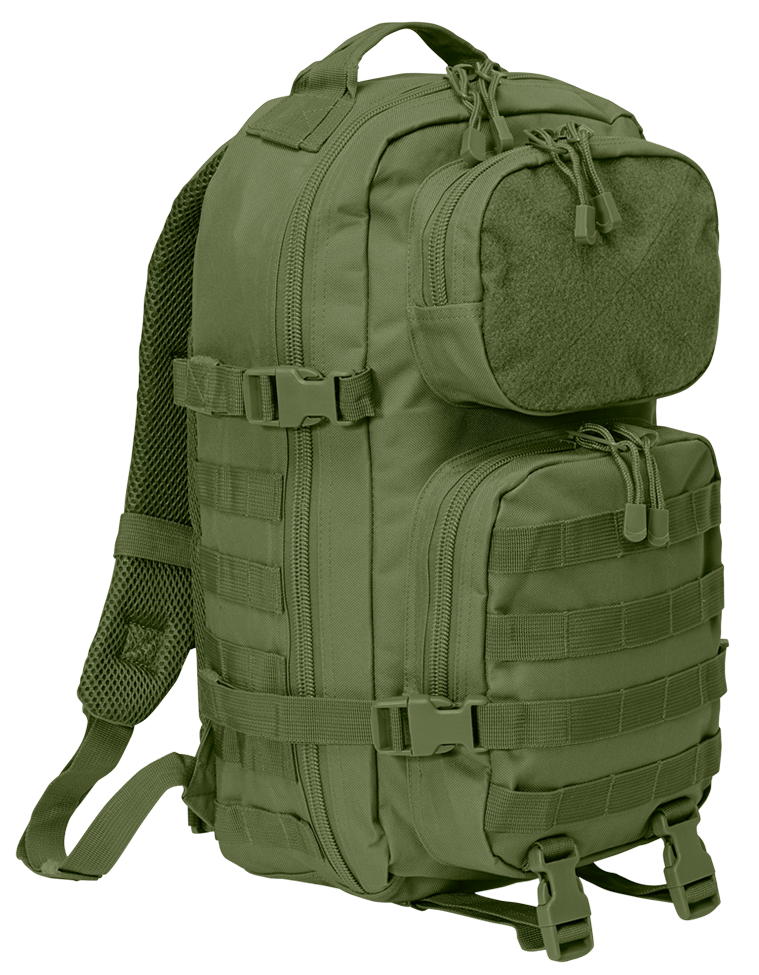 Rucksak Molle US Kampf Rucksak Oliven taktesch Cooper PATCH mëttelfristeg