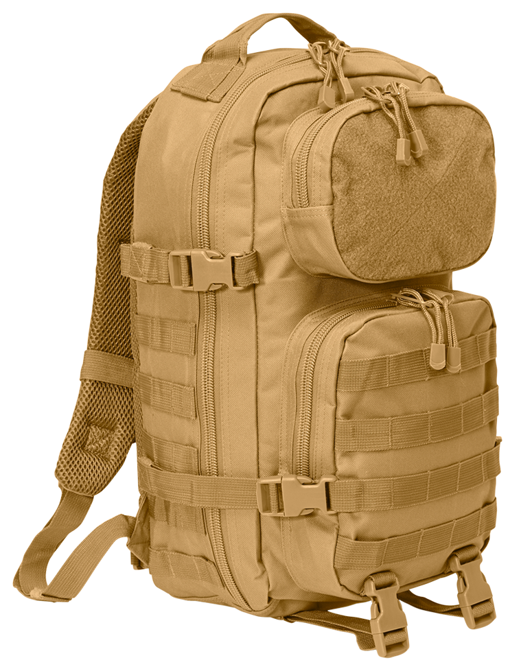 Rucksak Molle US Kampf Rucksak Sand taktesch Cooper PATCH mëttelfristeg