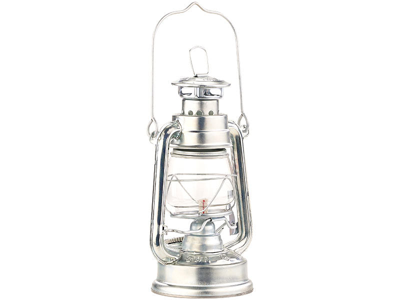Galvaniséierte Kerosinlampe / Hurrikanlantern