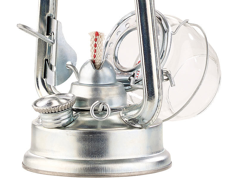 Galvaniséierte Kerosinlampe / Hurrikanlantern