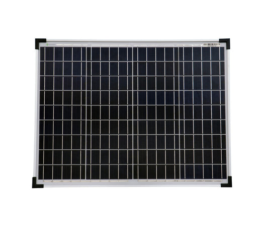 Solarmodul 50 Watt Poly Solarpanel Solarzelle 668x508x35cm, gëeegent fir déi meescht Kraaftstatiounen