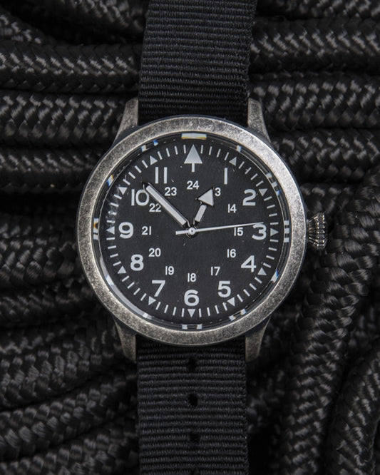 Army Watch 'British-Style' Dull, Nylonband, Quarz Bewegung