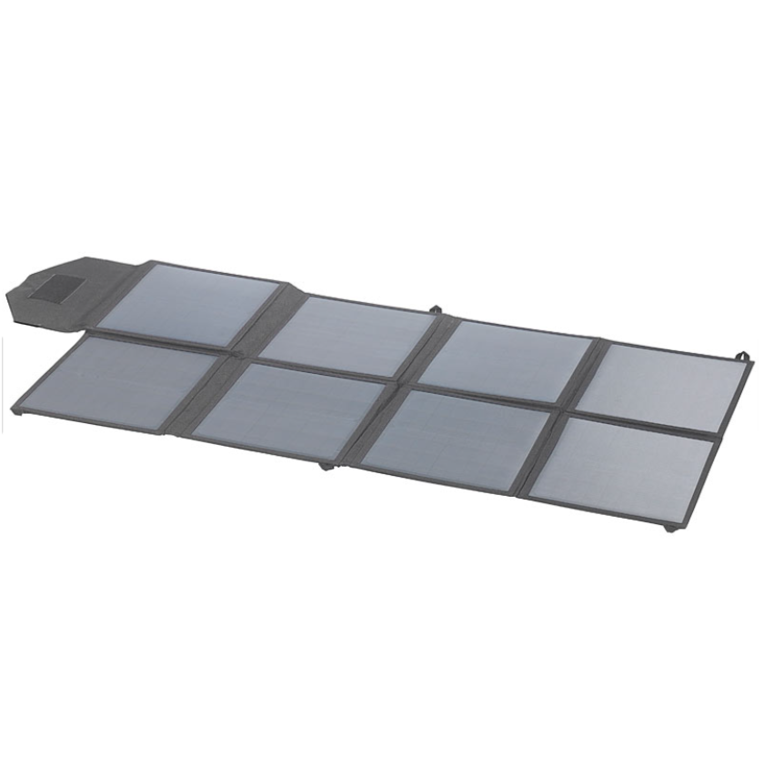 50000mah Powerstation Noutgenerator - Solargenerator mat 2x ausklappbare 100W Solarpanel / Solarmoduler - 155 Wh
