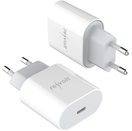 Mächteg USB-C Stroumadapter - Stroumversuergung bis zu 18 Watt - 3 A - Schnellladung