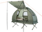 4 an 1 Zelt inklusiv Lagerbett, Wanter Schlofsak, ​​Matratz a Sonneschutz - Noutbestëmmungen - Noutzelt - Camping / Campingausrüstung