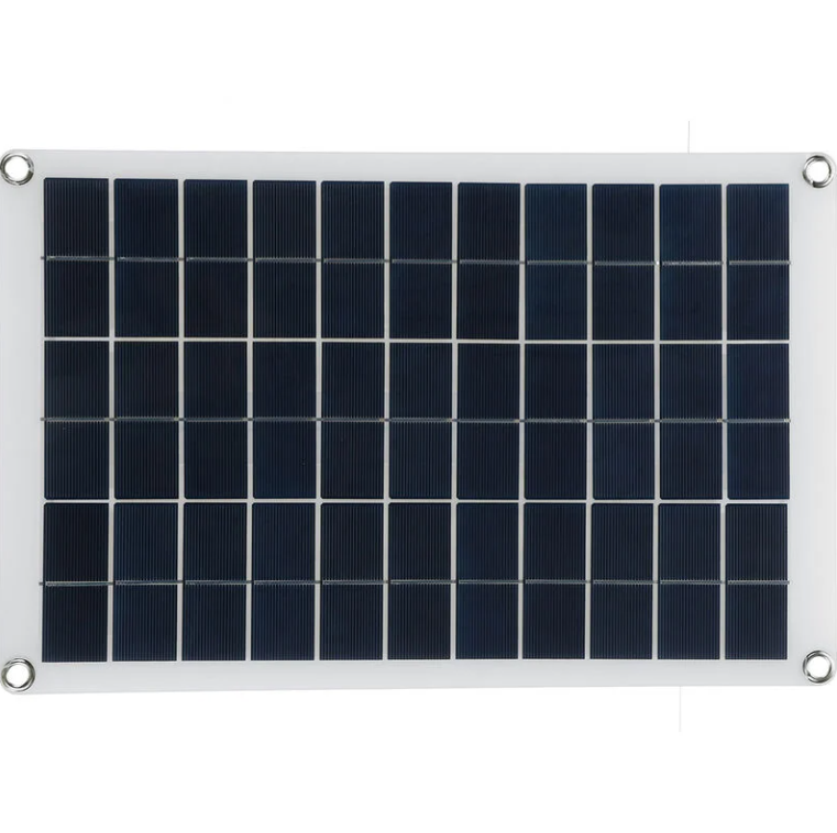 Solarpanneau mat 100 Watt inklusiv Controller - Krokodilclip - Klameren - Autolader