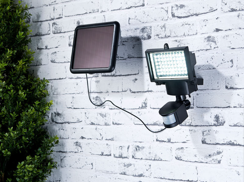 Solar LED Light - 600 Lumen - Motion Sensor / Motion Detektor