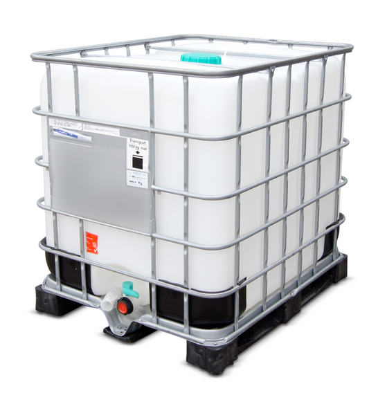 IBC Container - 1000 Liter - Plastik Palette - Container - Flëssegket Container - Tëschenzäit Bulk Container - Bulk Container - Gitter Tank - Transport Container