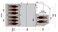 Tunnelzelt Knightdale fir 8 Persounen