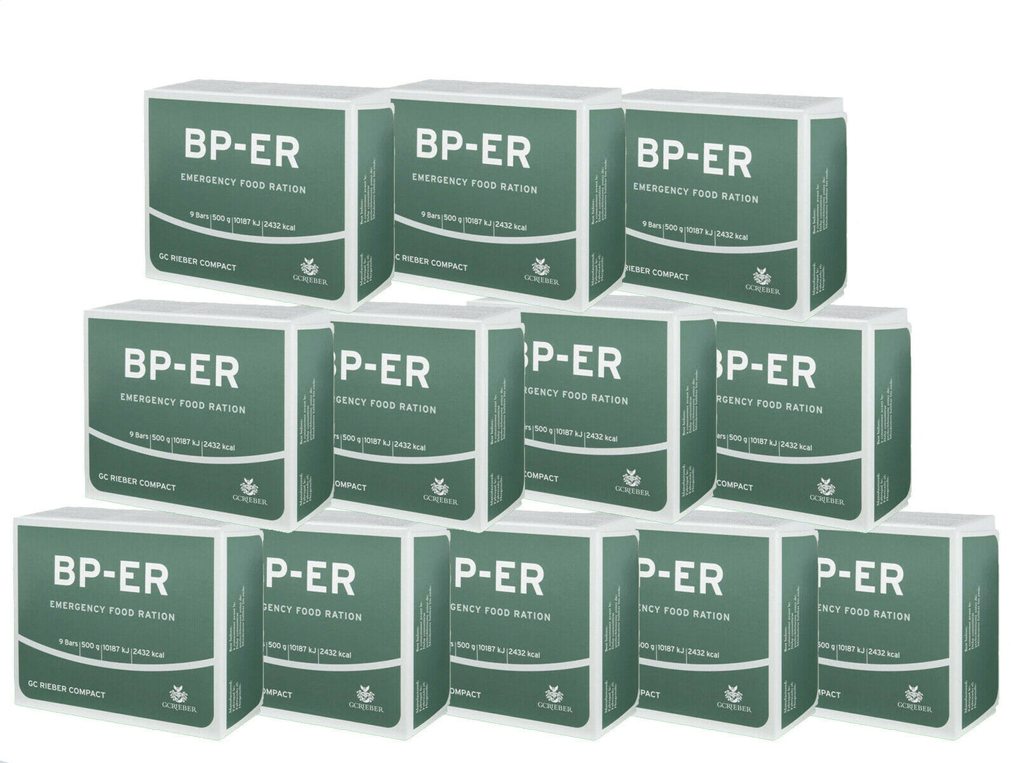 Noutratioun BP-ER 28 Deeg ongeféier 60000kcal - Kompakt, haltbar, liicht Noutfudder BP-ER